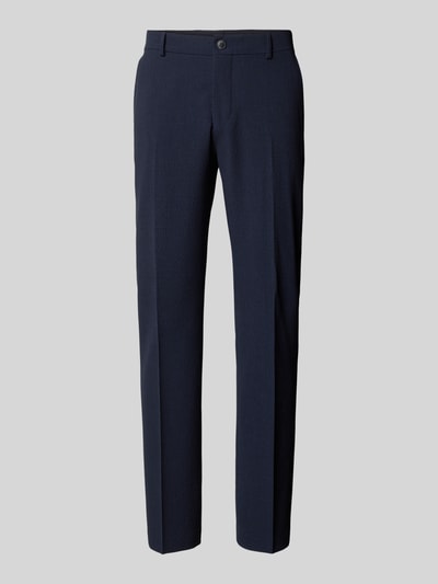 SELECTED HOMME Slim Fit Anzughose mit Bügelfalten Modell 'JOSE' Dunkelblau 2