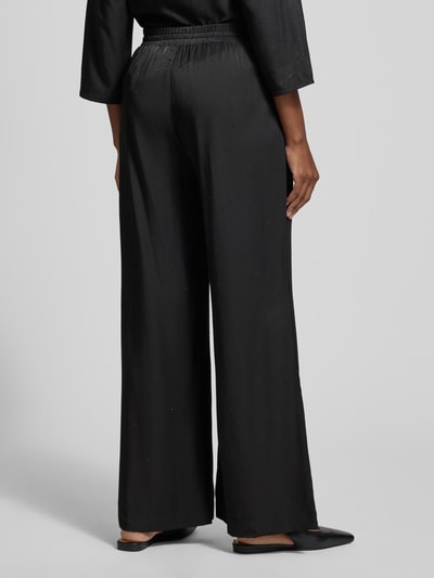 FREE/QUENT Stoffhose aus Viskose-Mix mit elastischem Bund Modell 'HILDA' Black 5