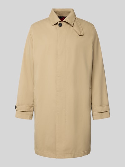 HUGO Relaxed Fit Trenchcoat mit Baumwoll-Anteil Modell 'MAVER2431' Beige 2