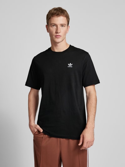 adidas Originals T-Shirt mit Label-Stitching Black 4