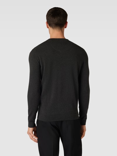 Tom Tailor Gebreide pullover met ronde hals Antraciet - 5