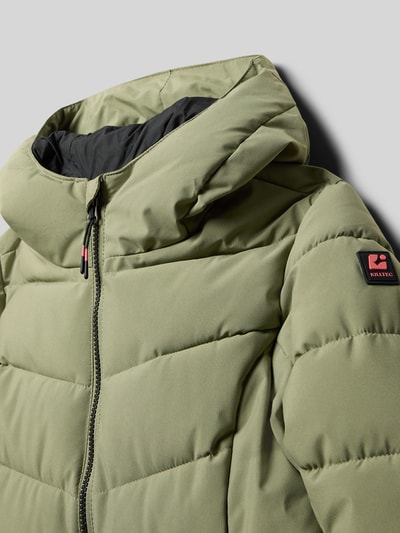 Killtec Functioneel jack met labelpatch Rietgroen - 2