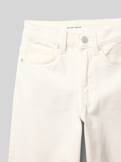 Tom Tailor Wide Leg Jeans aus Baumwoll-Mix Weiss 2