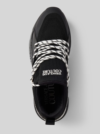 Versace Jeans Couture Sneakersy z detalami z logo model ‘FONDO DYNAMIC’ Czarny 4
