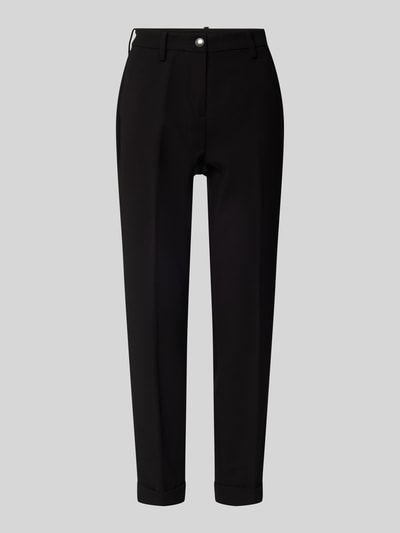 MAC High waist broek met knoopsluiting Zwart - 2