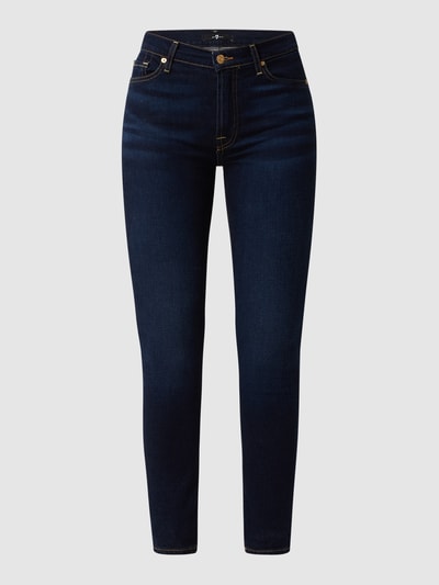 7 For All Mankind Skinny fit jeans van katoen  Donkerblauw - 2