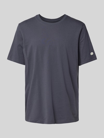 CHAMPION T-Shirt mit Label-Stitching Anthrazit 2