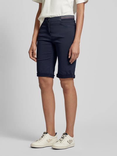Toni Dress Bermudy o kroju regular fit z elastycznym pasem model ‘SUE’ Granatowy 4