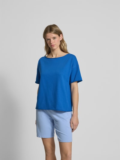 Juvia T-Shirt mit U-Boot-Ausschnitt Hellblau 4