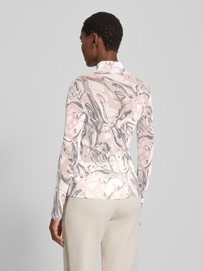 Marc Cain Slim Fit Longsleeve im semitransparentem Design Offwhite 5