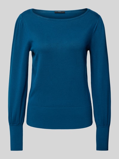 Zero Strickpullover mit U-Boot-Ausschnitt Royal 2