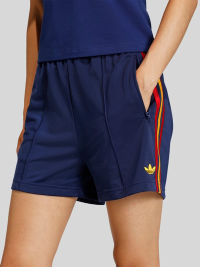 adidas Originals Trainingsshorts mit Label Stitching Dunkelblau 3