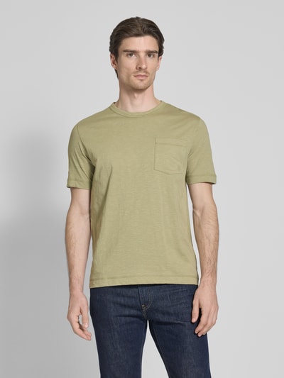 Marc O'Polo Regular Fit T-Shirt aus weichem Slub Jersey Mint 4