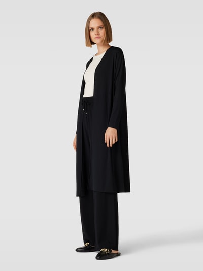 MaxMara Leisure Mantel mit Strukturmuster Black 1