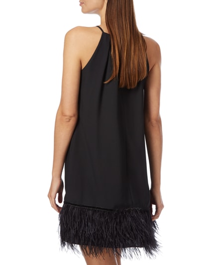 Jake*s Cocktail Cocktailkleid mit Federnbesatz am Saum  Schwarz 4