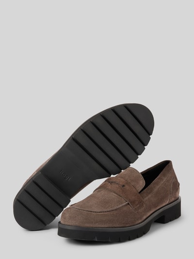 Högl Tassel loafer in leerlook Donkergrijs - 4