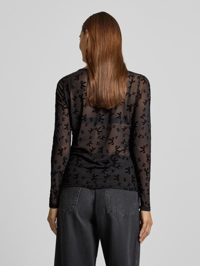 FREE/QUENT Longsleeve mit Rundhalsausschnitt Modell 'ISKA' Black 5