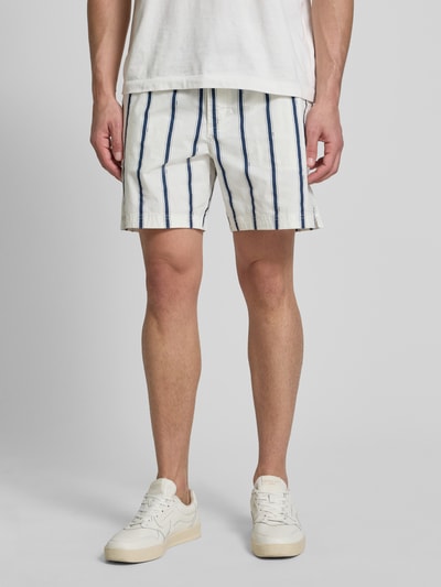 BOSS Orange Bermuda met steekzakken, model 'Sandrew' Offwhite - 4