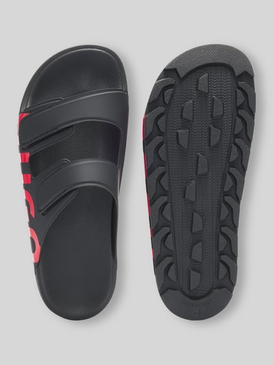 HUGO Sandale mit Logo Print Black 6