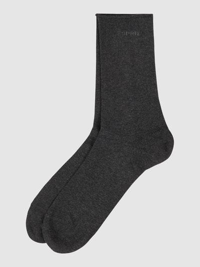 Esprit Socken im 2er-Pack  Anthrazit Melange 1