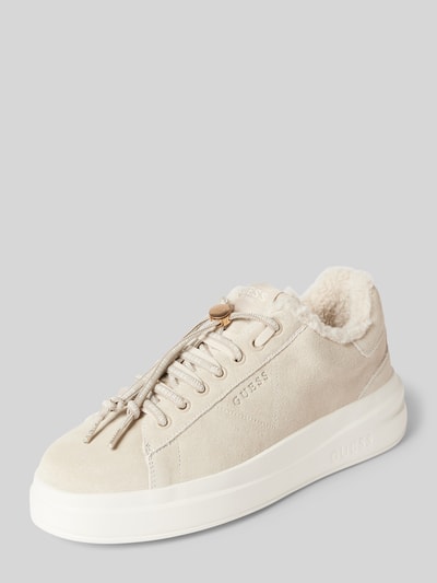 Guess Chunky sneakers met labeldetails, model 'ELBINA' Beige - 1