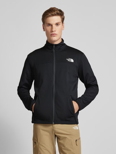 The North Face Sweatjacke mit Label-Print Black 4