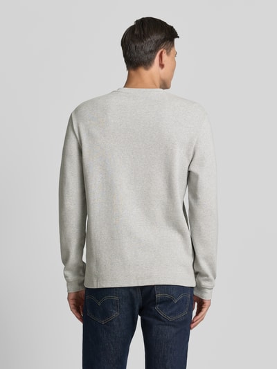 BOSS Orange regular fit shirt met lange mouwen van katoenmix model 'WE-TEMPEST' Lichtgrijs gemêleerd - 5