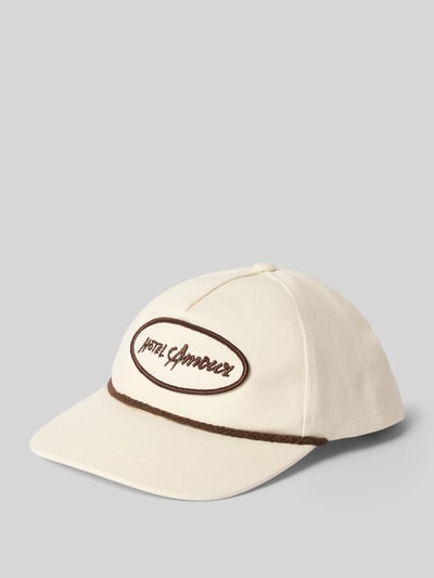 Selected Homme Basecap aus reiner Baumwolle Modell 'AURITS ARMOUR' Offwhite 1