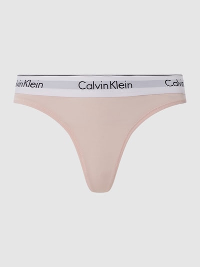 Calvin Klein Underwear String mit Logo-Bund Rosa 1