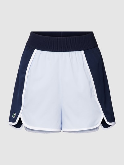Lacoste Sport Shorts mit Label-Stitching Hellblau 2