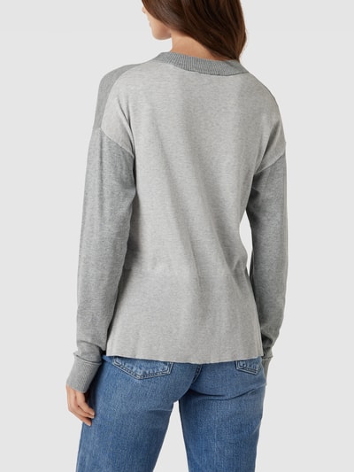 Esprit Gebreide pullover in two-tone-stijl Lichtgrijs - 5