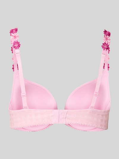 Marie Jo Bügel-BH mit floralem Zierbesatz Modell 'Avero' Rosa 3