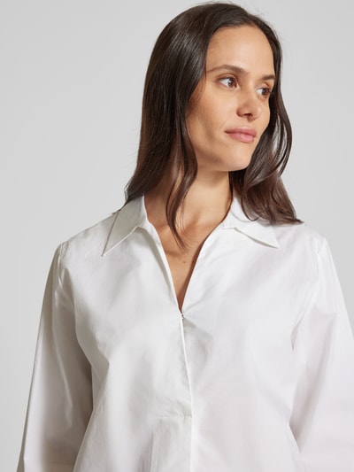 Lanius Regular fit blouse met platte kraag Wit - 3