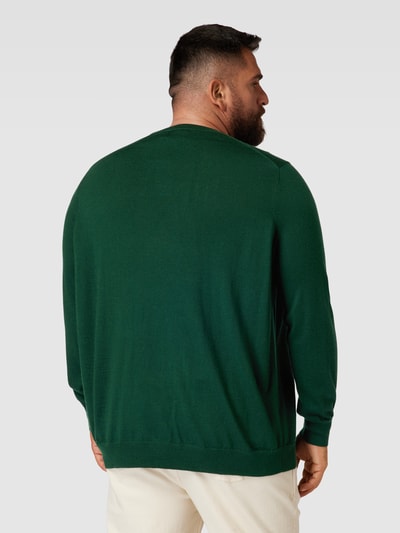 Polo Ralph Lauren Big & Tall PLUS SIZE gebreide pullover met ronde hals Donkergroen - 5