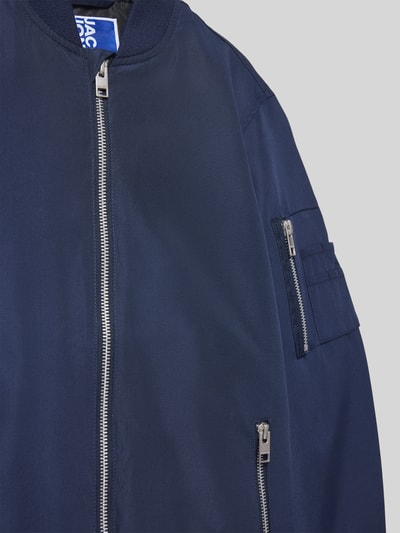 Jack & Jones Bomberjacke mit Reißverschlusstaschen Modell 'JERUSH' Marine 2