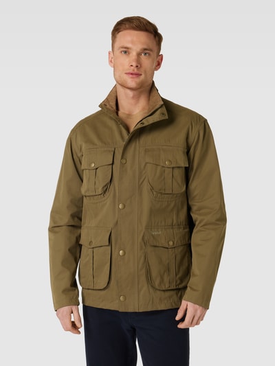 Barbour Jack met opstaande kraag, model 'SANDERLI' Zand - 4