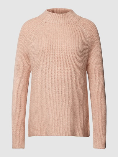 Jake*s Collection Gebreide pullover met opstaande kraag Lichtroze - 2