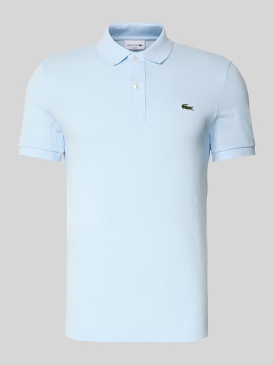 Lacoste Slim Fit Poloshirt aus reiner Baumwolle Hellblau 2