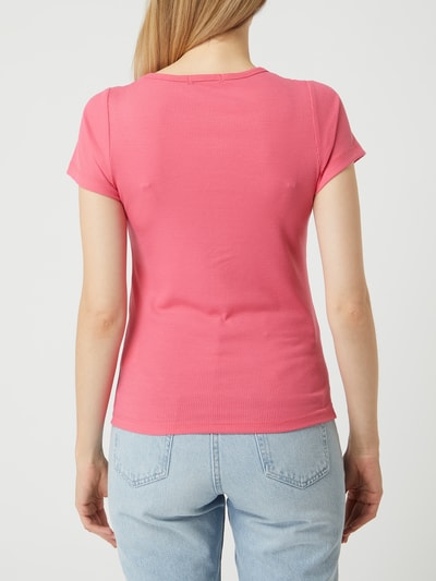 Pepe Jeans T-shirt met viscose  Rood - 5