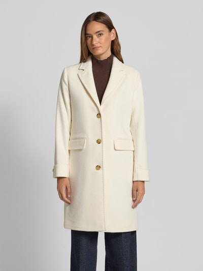 Lauren Ralph Lauren Mantel aus Woll-Mix mit Kaschmir-Anteil Offwhite 4