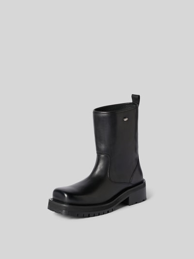 Diesel Stiefel mit Logo-Applikation Metallic Black 2