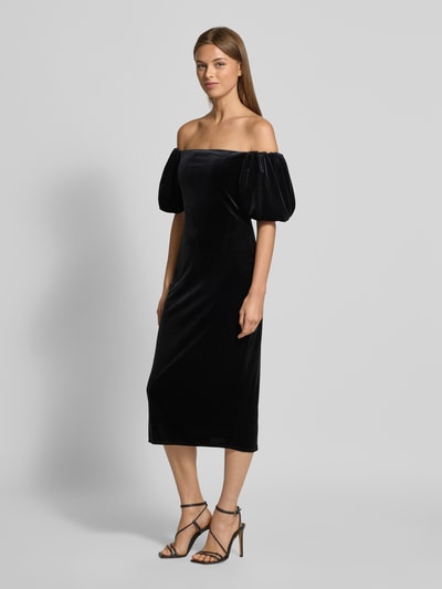 Lauren Ralph Lauren Sukienka koktajlowa z odkrytymi ramionami model ‘FARAINE’ Czarny 1