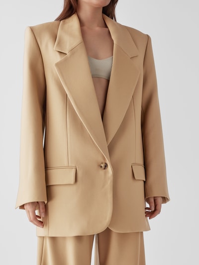 The Mannei Blazer mit Reverskragen Beige 6