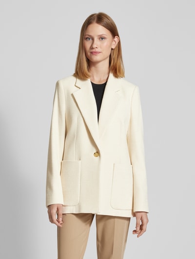 BOSS Blazer mit Reverskragen Modell 'Janka' Offwhite 4