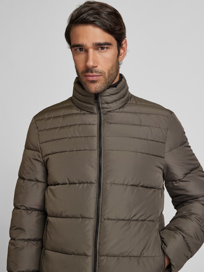 Geox Steppjacke mit Stehkragen Oliv 2