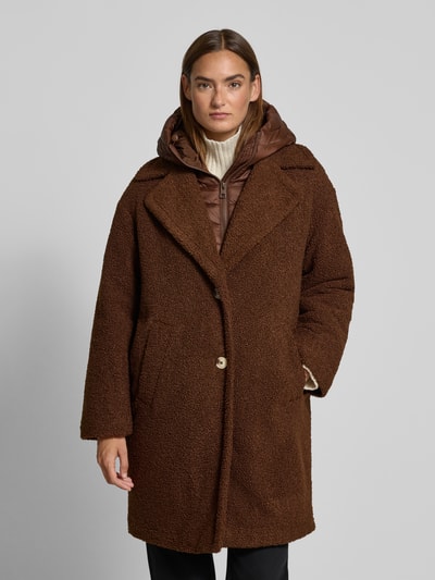 Christian Berg Woman Selection Mantel mit Steppeinsatz und Knopfverschluss Hazel 4