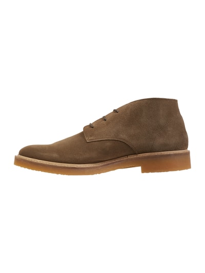 SELECTED HOMME Boots aus Veloursleder Modell 'Luke' Oliv 4