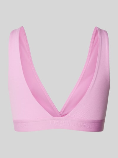 ORGANIC BASICS Bustier mit elastischem Label-Bund Rosa 3