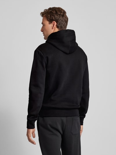 Polo Sport Hoodie met labelprint Zwart - 5