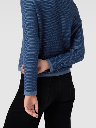 Tom Tailor Strickpullover mit Strukturmuster Rauchblau 3